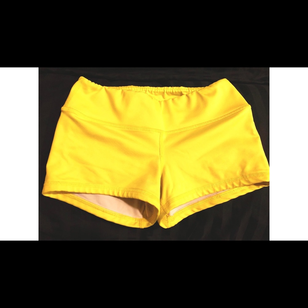 Yellow Fleo shorts